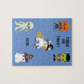 HALLOWEEN "TRICK OR TREAT KINDEREN GEPUBLICEERD LEGPUZZEL (Horizontaal)