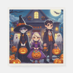 Halloween trick or treat kinderen Papier servet