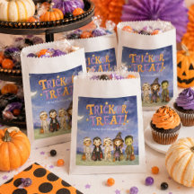 Halloween Trick or Treat Kinderkostuum Watercolor