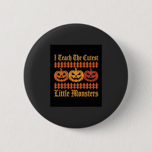Halloween Trick Or Treat Kleine Monsters Pompoen D Ronde Button 5,7 Cm