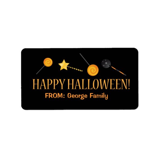 Halloween Trick or treat Labels (Voorkant)