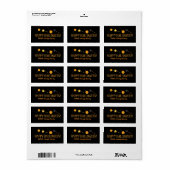 Halloween Trick or treat Labels (Full Sheet)