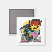 Halloween Trick or treat Laten we Spooky krijgen Magneet (Voorkant / Achterkant)