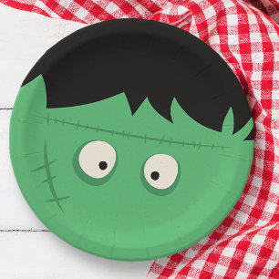 Halloween Trick or treat Leuk Frankenstein Monster Papieren Bordje