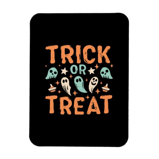 Halloween Trick or treat Magneet (Verticaal)