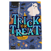 Halloween Trick or treat Medium Cadeauzakje (Achterkant)