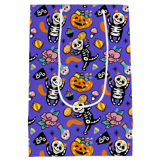 Halloween Trick or treat Medium Cadeauzakje (Achterkant)