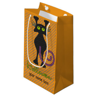 HALLOWEEN Trick Or Treat Met Een Zwarte Kat Klein Cadeauzakje