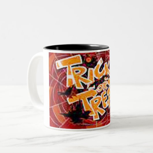 Halloween Trick or treat Mok (Voorkant links)