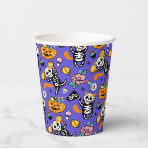 Halloween Trick or treat Papieren Bekers