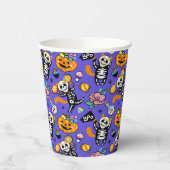 Halloween Trick or treat Papieren Bekers (Links)
