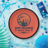 Halloween Trick or treat Papieren Bordje (Feest)