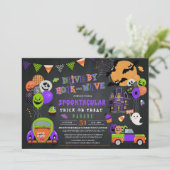 Halloween Trick or treat Parade Kaart (Staand voorkant)