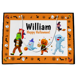 Halloween Trick-or-Treat Parade Persoonlijke tas Groot Cadeauzakje