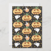 Halloween Trick or treat Party Kaart (Achterkant)