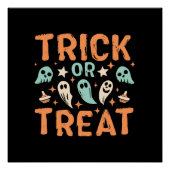 Halloween Trick or treat Perfect Poster (Voorkant)