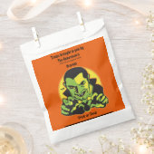 Halloween Trick or treat personaliseren Naam Bedankzakje (Geknipt)