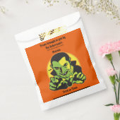 Halloween Trick or treat personaliseren Naam Bedankzakje (Gezegeld)