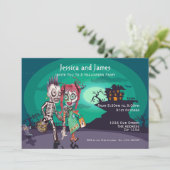 Halloween Trick or treat persoonlijk Kaart (Staand voorkant)