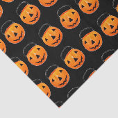 Halloween Trick or Treat Pompoenen Tissuepapier (Detail)