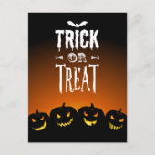 Halloween Trick or treat Postard Briefkaart (Voorkant)