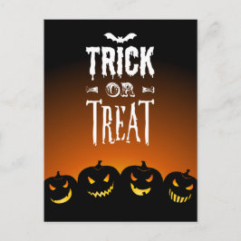 Halloween Trick or treat Postard Briefkaart