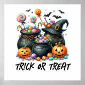 HALLOWEEN TRICK OR TREAT POSTER (Voorkant)
