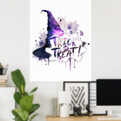 Halloween trick or treat poster (Thuiskantoor)