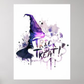 Halloween trick or treat poster (Voorkant)