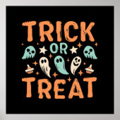 Halloween Trick or treat Poster (Voorkant)