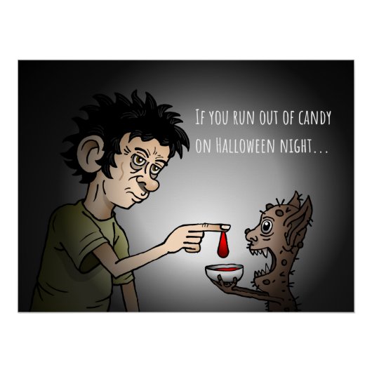 Halloween Trick or treat Poster (Voorkant)