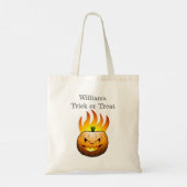 Halloween Trick or treat Pumpkin Tote Bag (Achterkant)