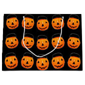 Halloween Trick or Treat Pumpkins Groot Cadeauzakje (Voorkant)