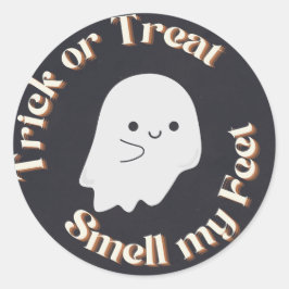 Halloween Trick or treat Ronde Sticker