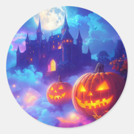Halloween Trick or treat Ronde Sticker