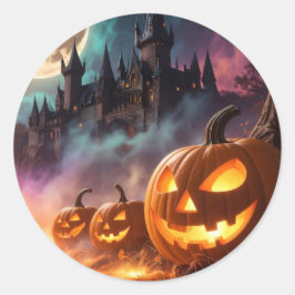 Halloween Trick or treat Ronde Sticker