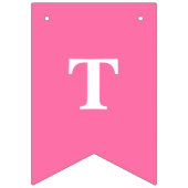 Halloween TRICK OR TREAT roze pompoenen en spinnen Vlaggetjes (Tweede vlag)