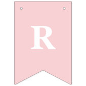 Halloween TRICK OR TREAT roze pompoenen en spinnen Vlaggetjes (Derde vlag)