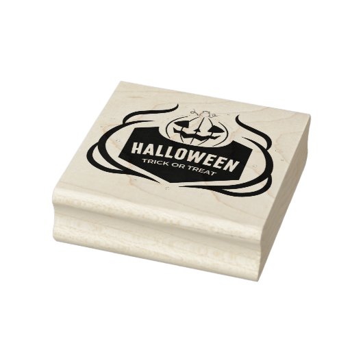Halloween Trick or Treat Rubberstempel (Stempel)