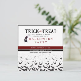 Halloween Trick or treat Scary Cat Party Custome Kaart
