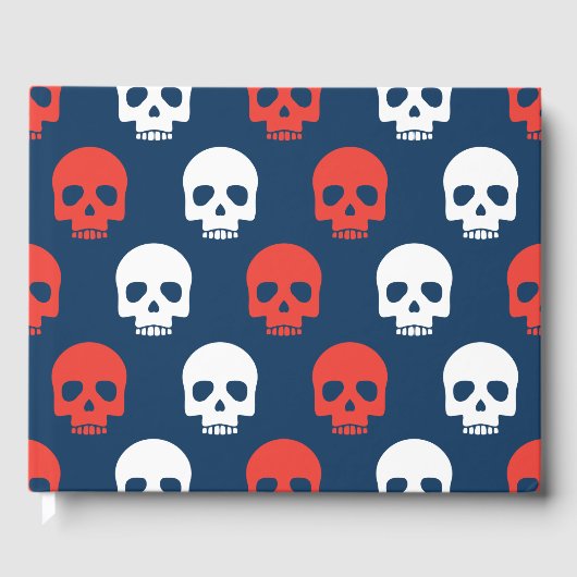 Halloween Trick or treat Schattigee schedels. voeg Gastenboek (Voorkant)