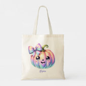 Halloween Trick or treat schouder Canvas tas (Achterkant)
