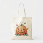 Halloween Trick or treat schouder Canvas tas (Voorkant)