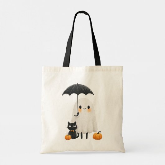 Halloween Trick or treat Schouder Tas (Achterkant)