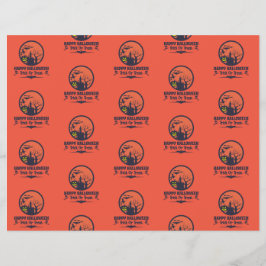 Halloween Trick or treat-scrapbook Flyer