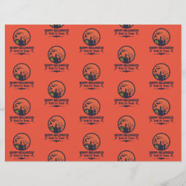 Halloween Trick or treat-scrapbook Flyer
