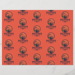 Halloween Trick or treat-scrapbook Flyer