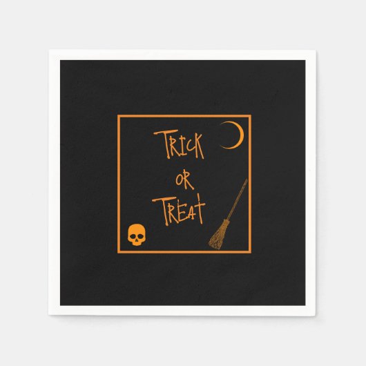 Halloween Trick or treat Servet (Voorkant)