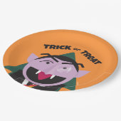 Halloween Trick or treat Sesamstraat Papieren Bordje (Gekanteld)