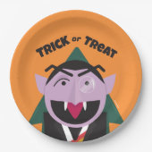 Halloween Trick or treat Sesamstraat Papieren Bordje (Voorkant)